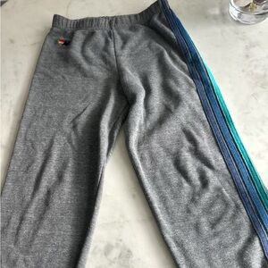 Boys Size 12 - grey aviator nation sweatpants